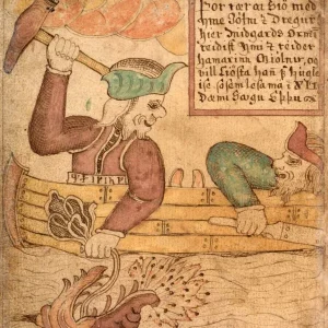 ヨルムンガンドの姿を描いた図