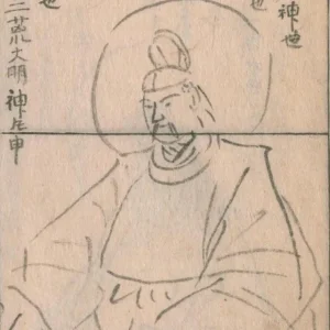コトシロヌシの姿を描いた図