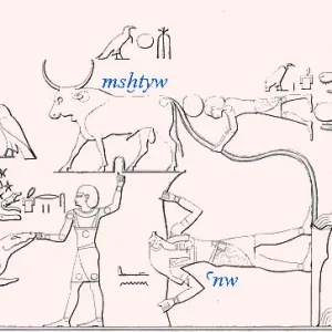 セルケトの姿を描いた図